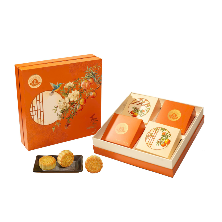 Hộp bánh Trung thu Bảo Minh Hạnh Phúc 4 bánh