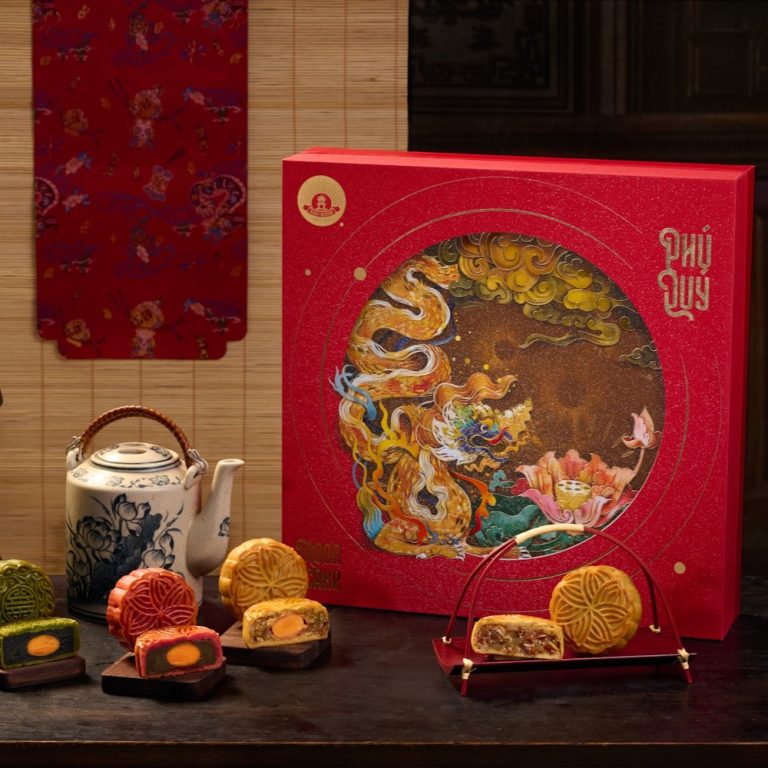 Hộp bánh Trung thu Bảo Minh Phú Quý 6 bánh 600g
