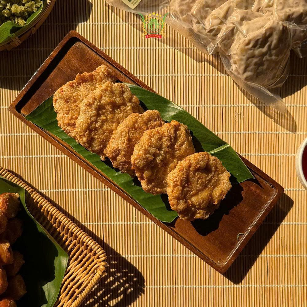 Chả cốm rán vàng